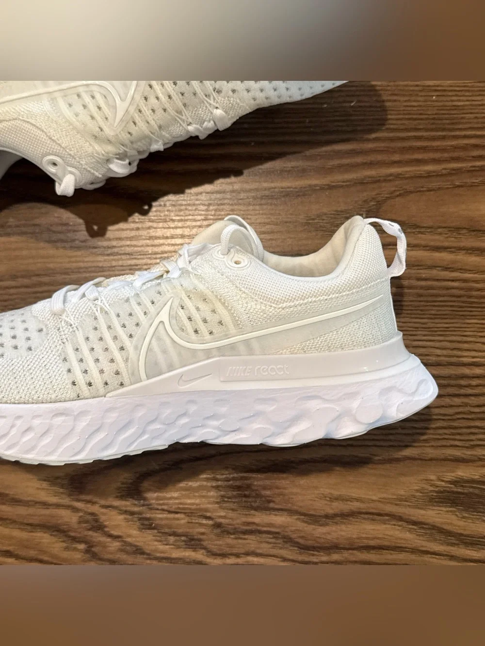 Nike React Infinity Run FK 2 White/Pure Platinum Shoes CT2357-103 Men's Size 9